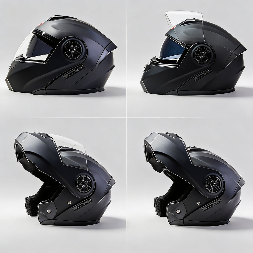 Capacete KF Flip | Escamoteável mais Seguro