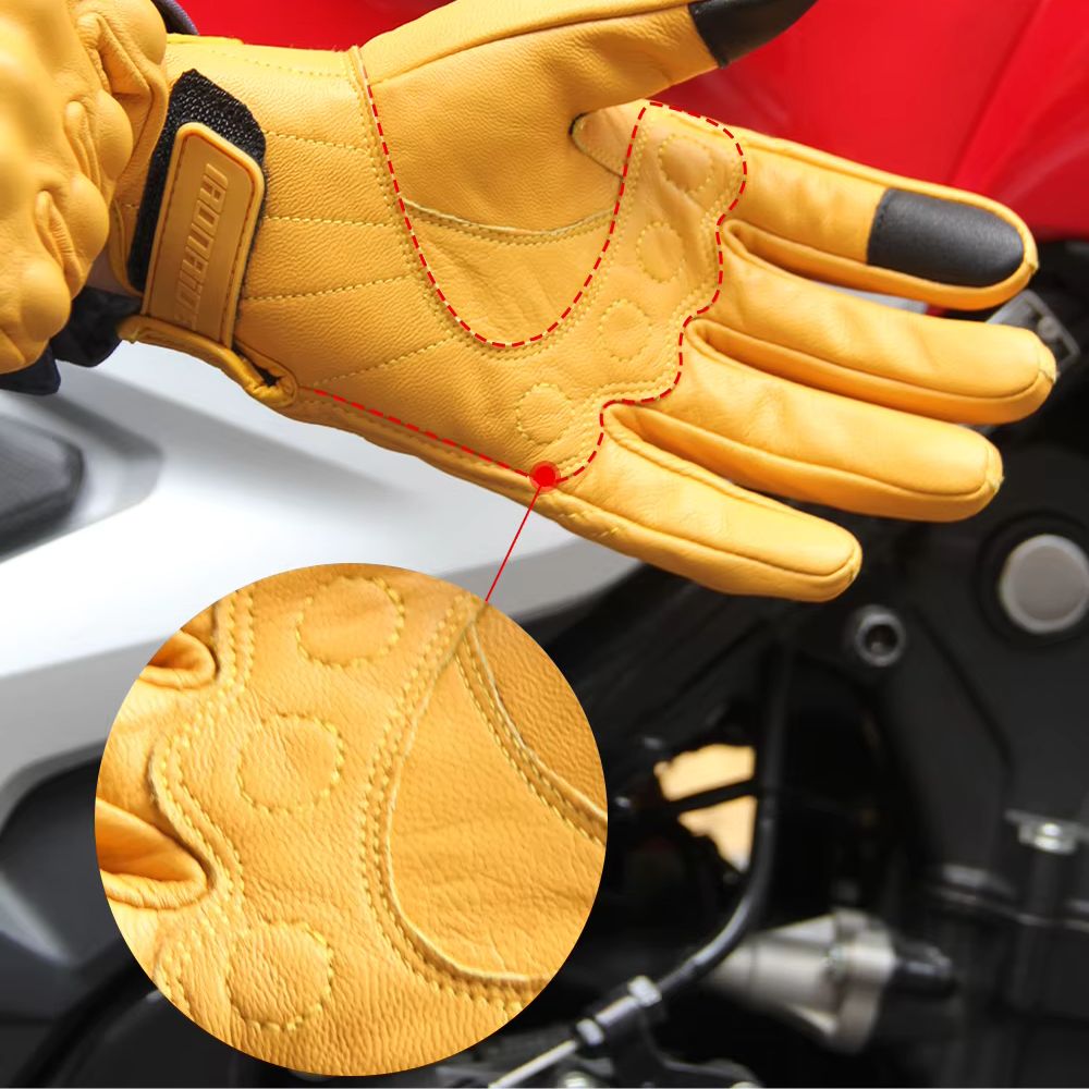 Luva KF Grid Pro | Couro Legítimo